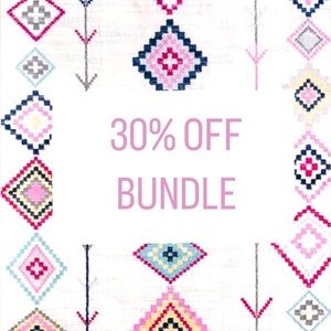 30% off bundles of 3 or more items!!